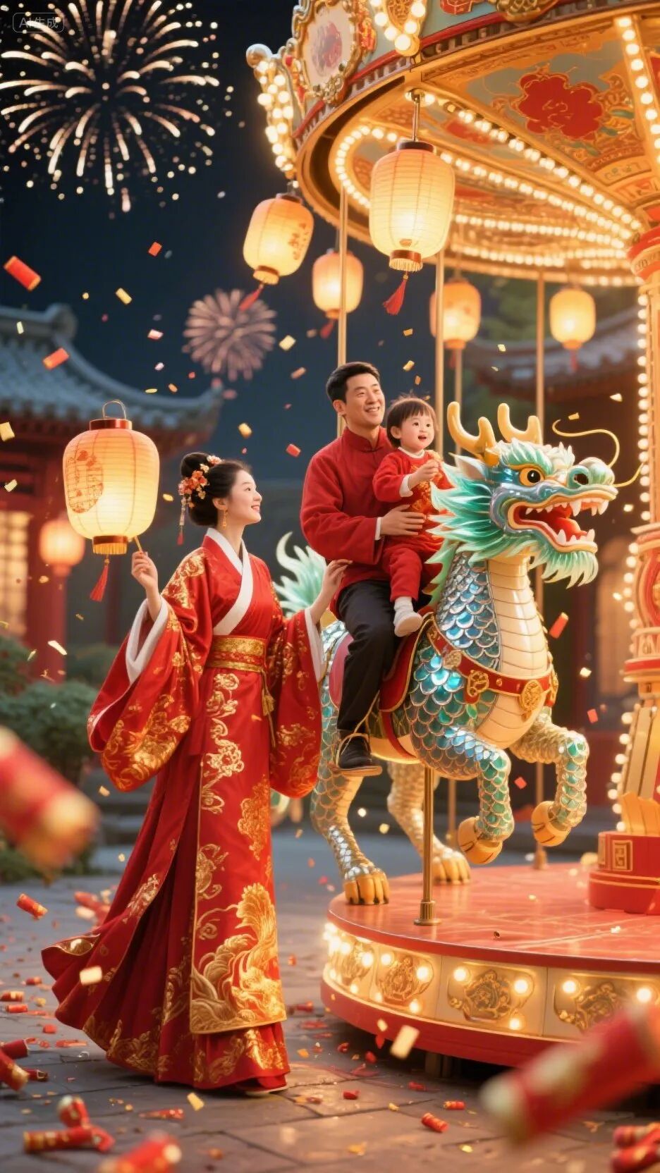 即梦AI画图教程:(一百二十一)亲子时光