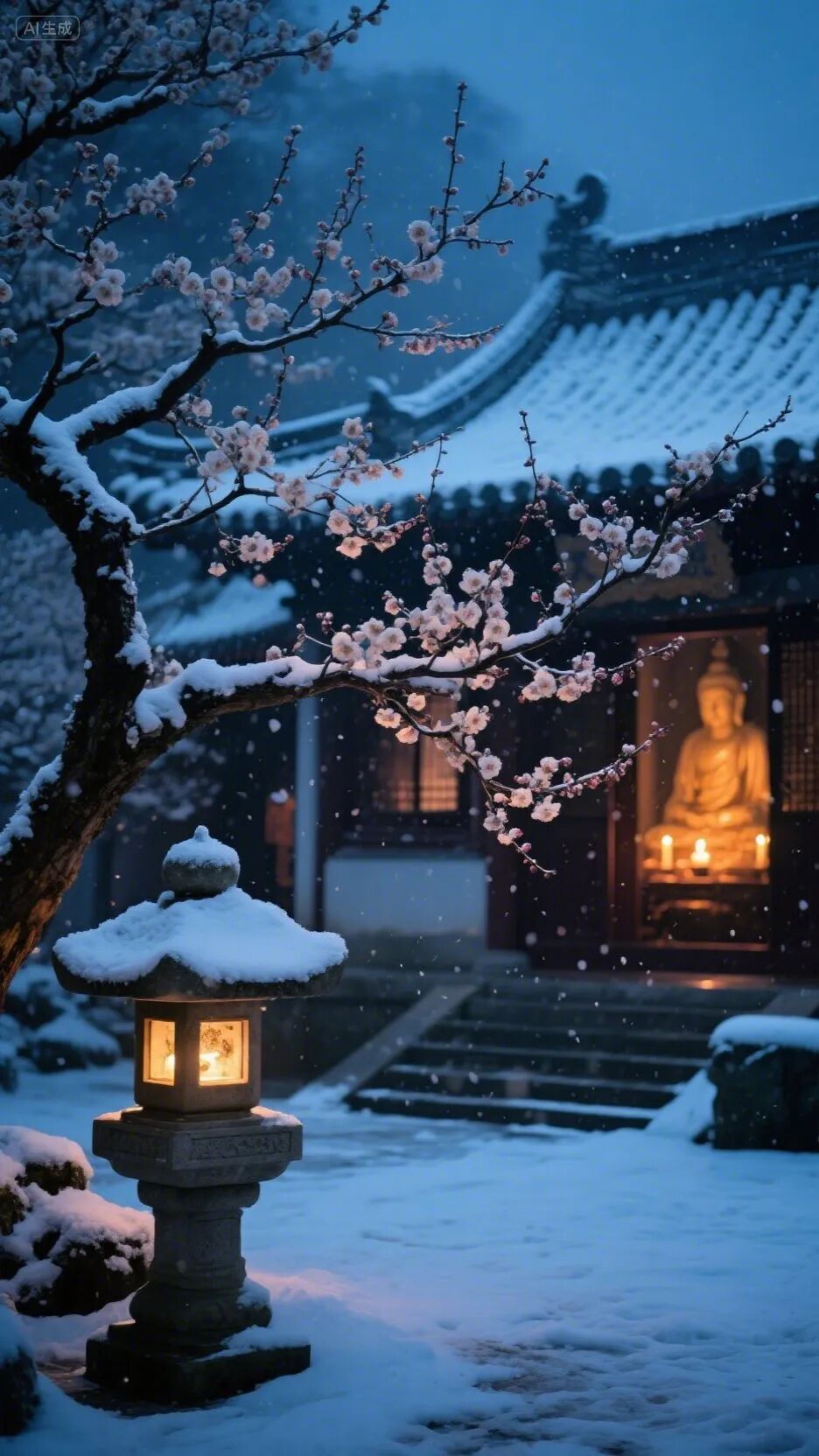 即梦AI画图教程:(一百二十七)梅花绘画创作指南