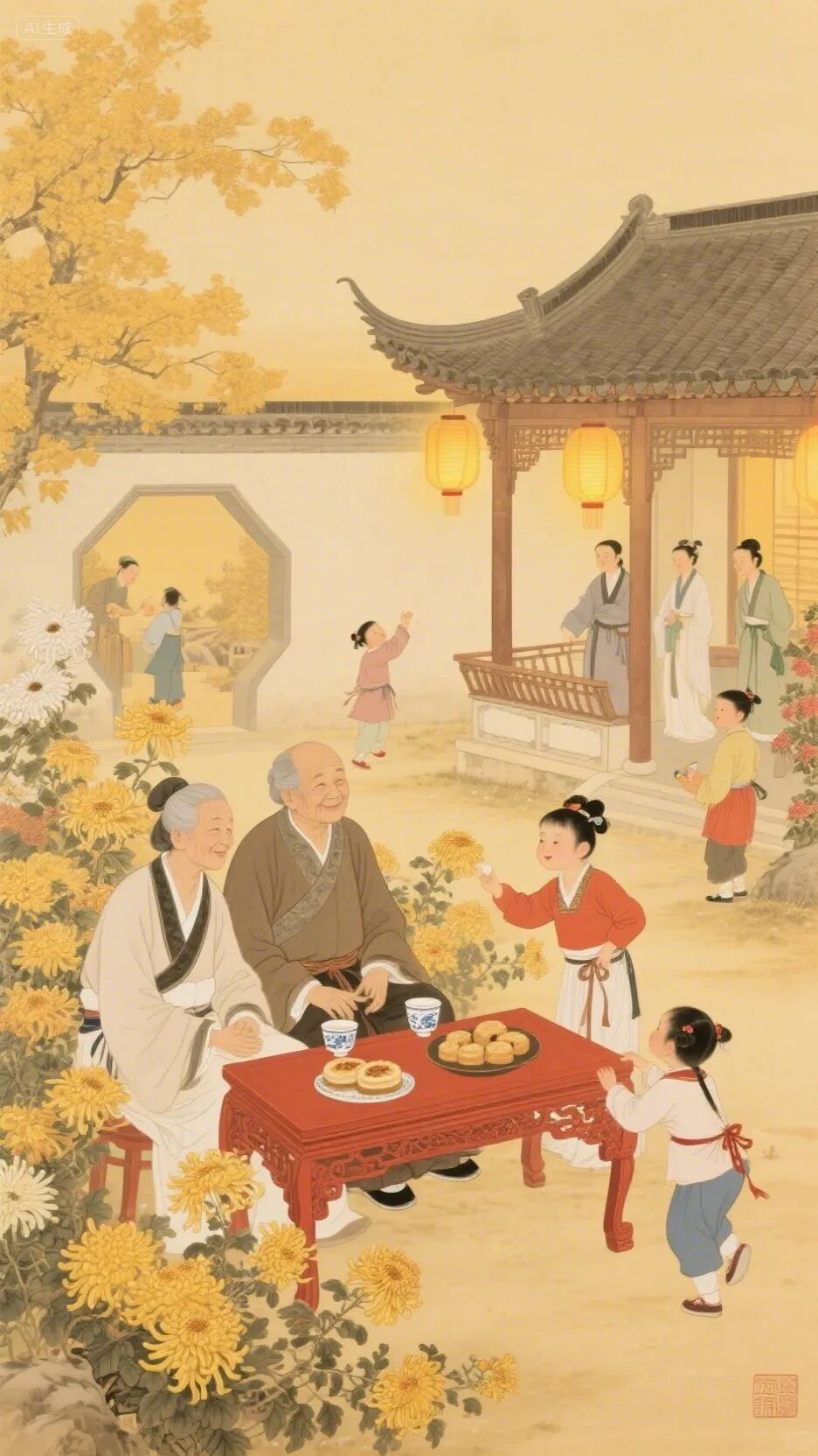 即梦AI画图教程:(一百二十八)菊花绘画创作指南