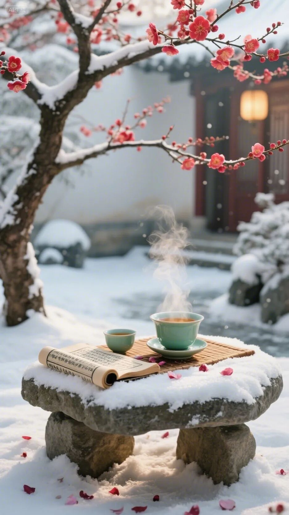 即梦AI画图教程:(一百二十七)梅花绘画创作指南