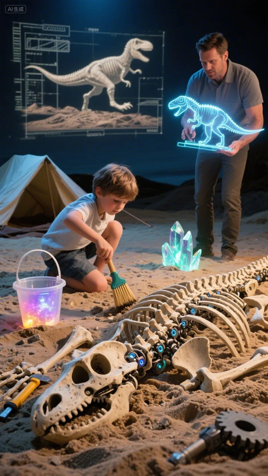 即梦AI画图教程:(一百二十一)亲子时光