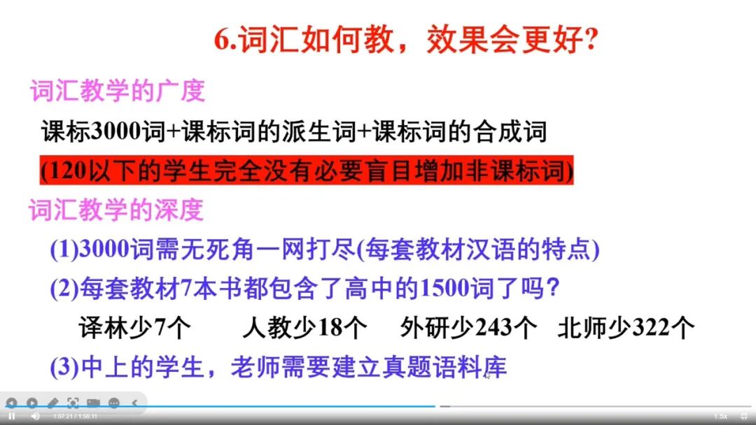 听课笔记|2025年真题试题解读及高效词汇教学(2)