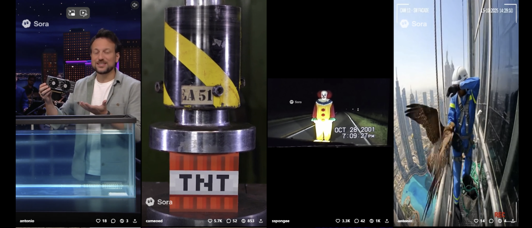 Sora爆火视频有什么特质？别再纠结画质和水印了