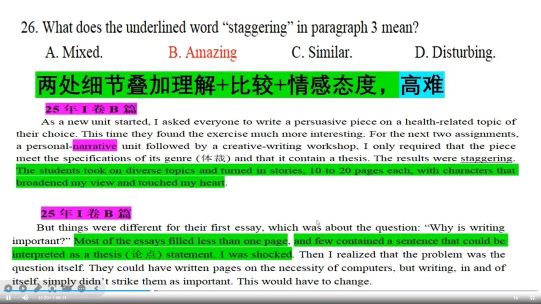 听课笔记|2025年真题试题解读及高效词汇教学(2)