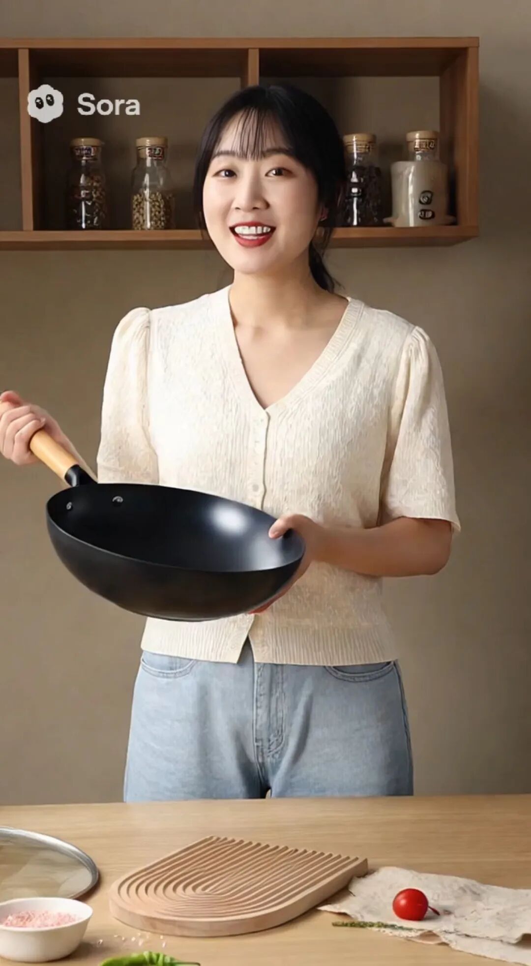 爆款AI带货视频思路公开,2步解决Sora人物一致性问题