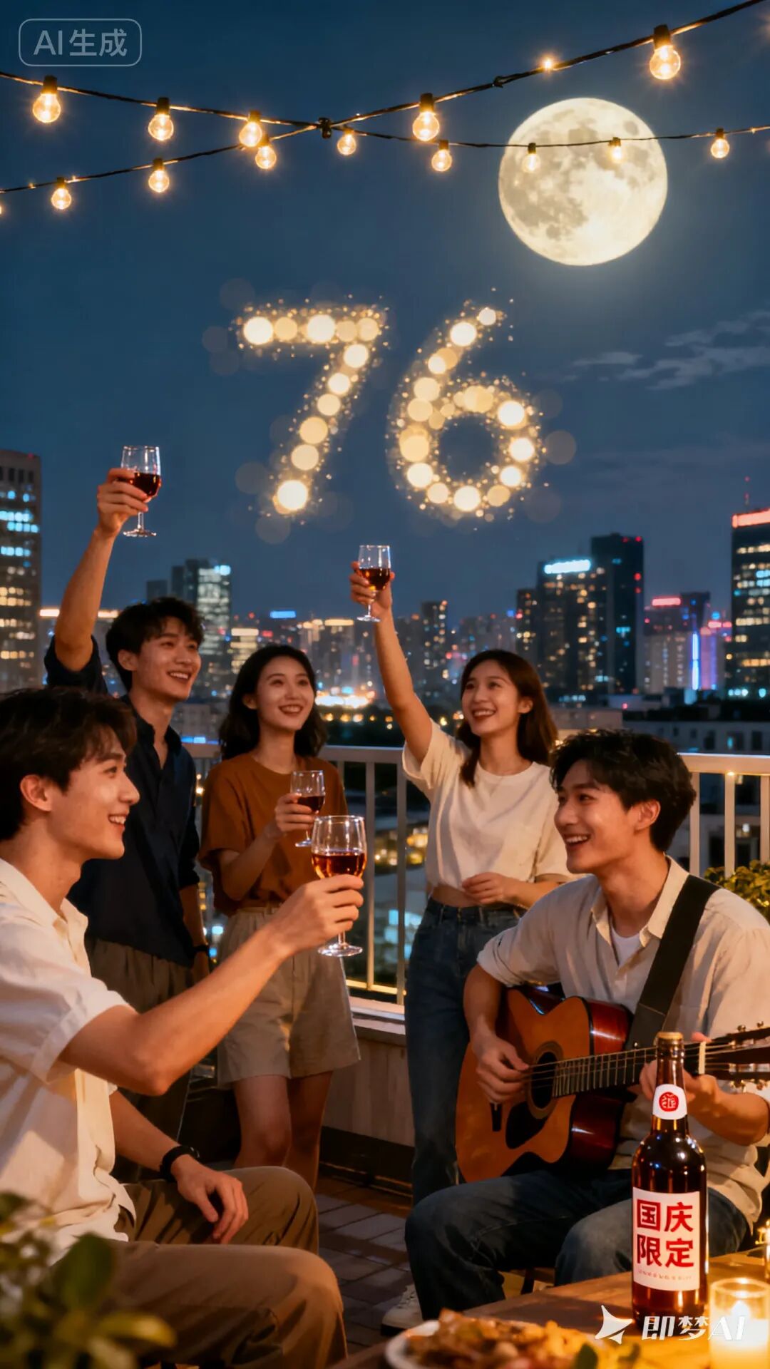 国庆促销怎么用AI做海报?