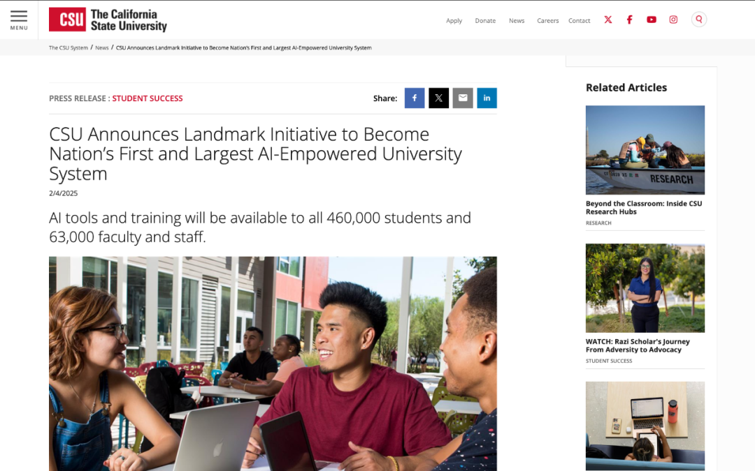 用人工智能重塑高等教育,大学应该如何推进?如何避免一窝蜂?如何真正实现系统重构?