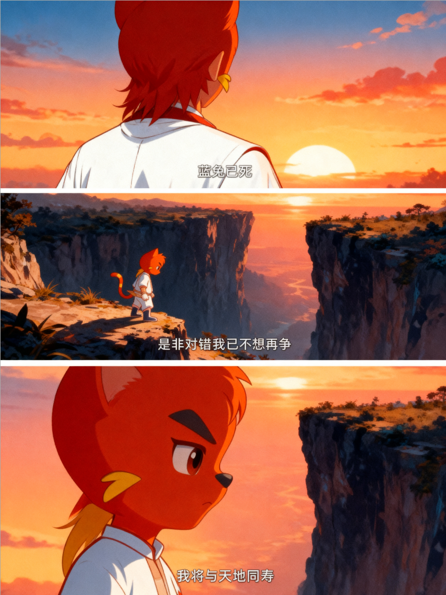 薄冰哥还是太权威了,我的电影感AI三宫格图片!