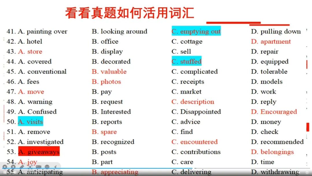 听课笔记|2025年真题试题解读及高效词汇教学(2)