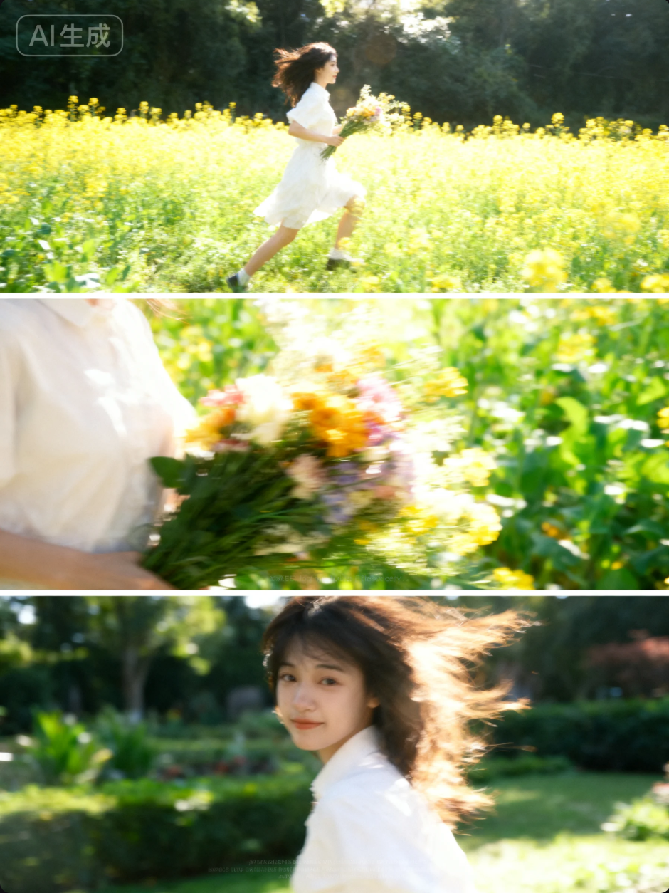 薄冰哥还是太权威了,我的电影感AI三宫格图片!