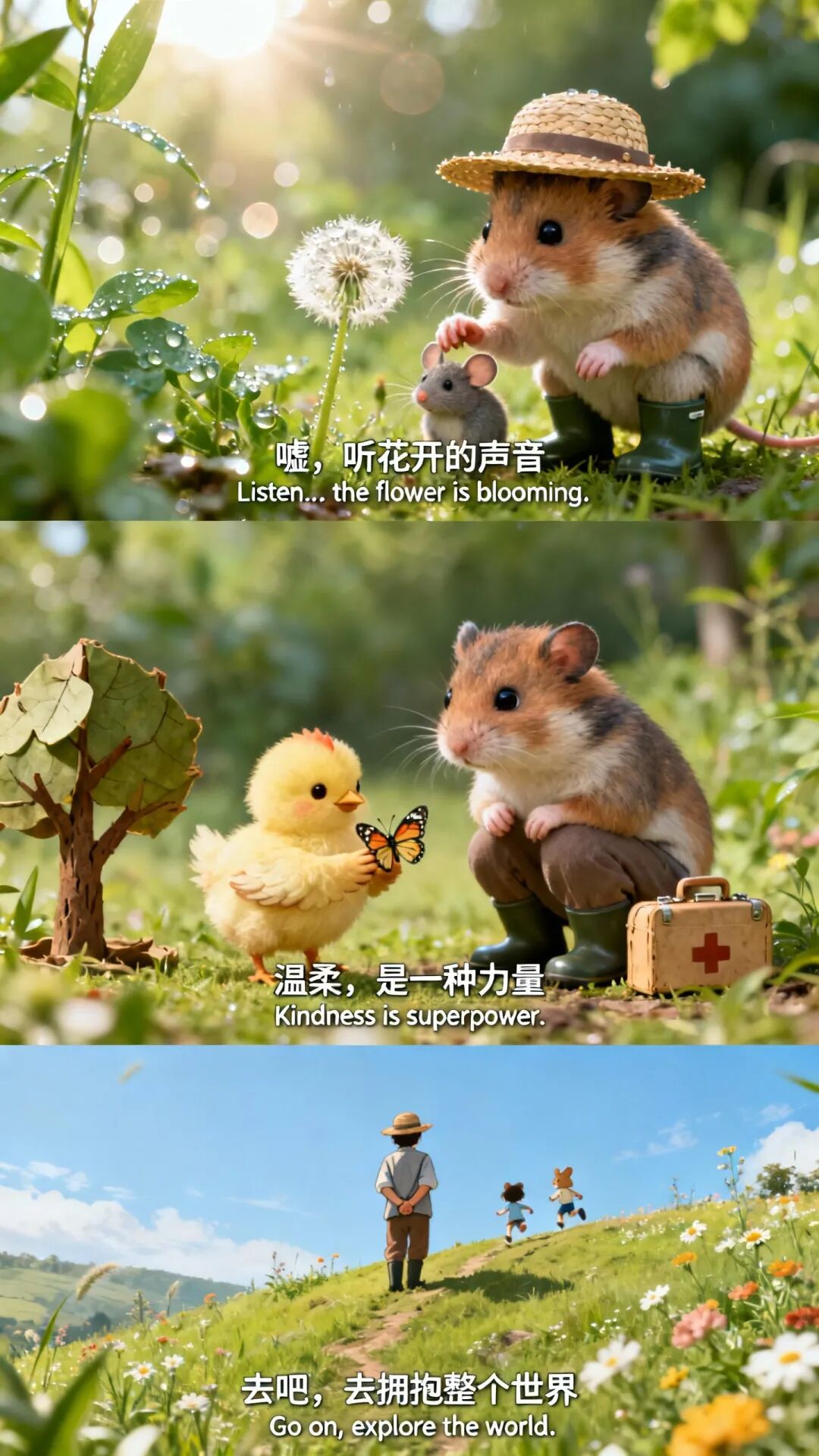 太爽了!用豆包 seedream 4.0 实现爆火 AI 三宫格图片自由!(附提示词)