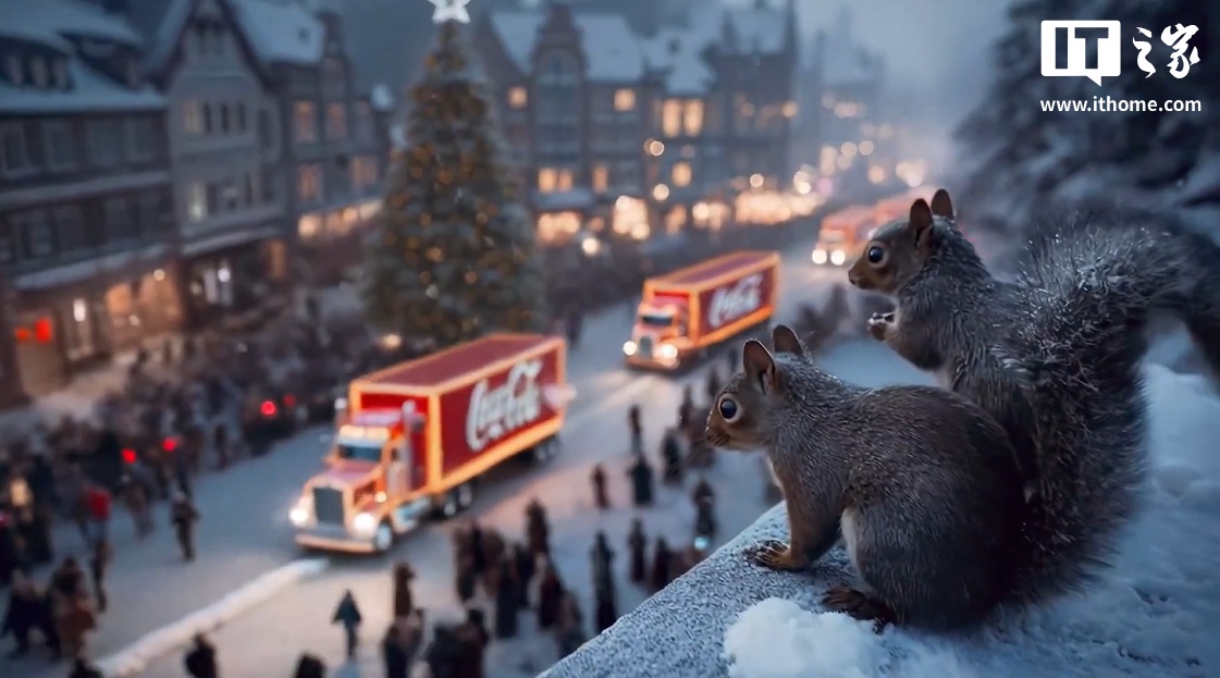 卡车轮子数量忽多忽少，可口可乐用 AI 重制经典广告引争议