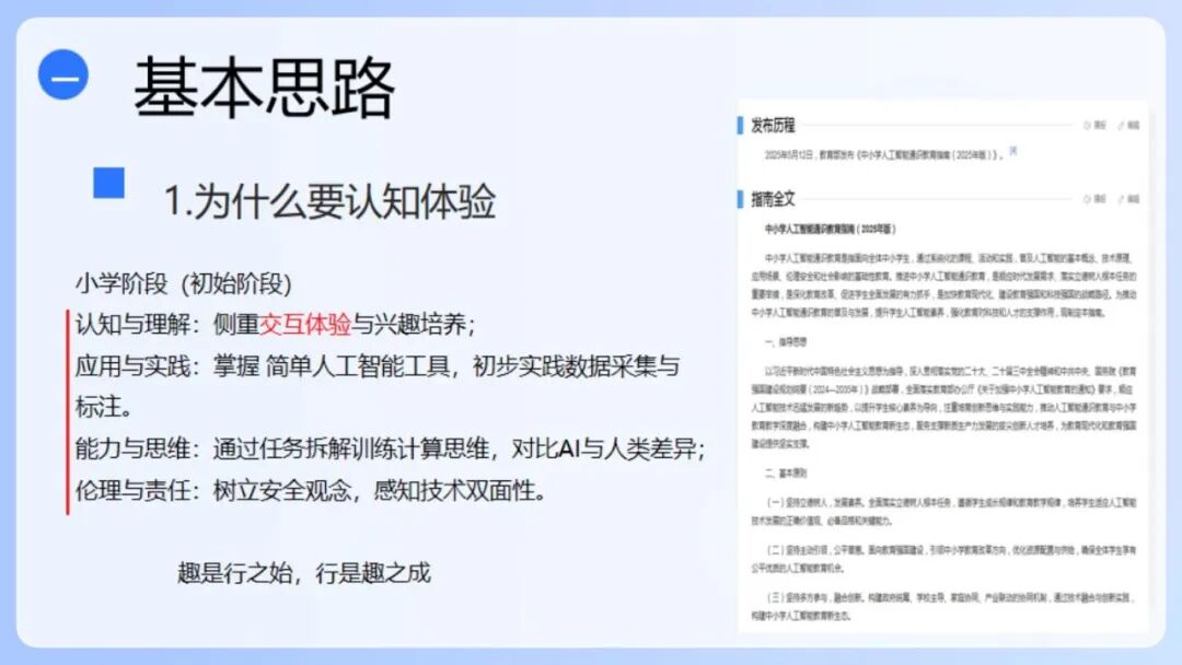 《人工智能通识》课程专题讲座1:认知体验