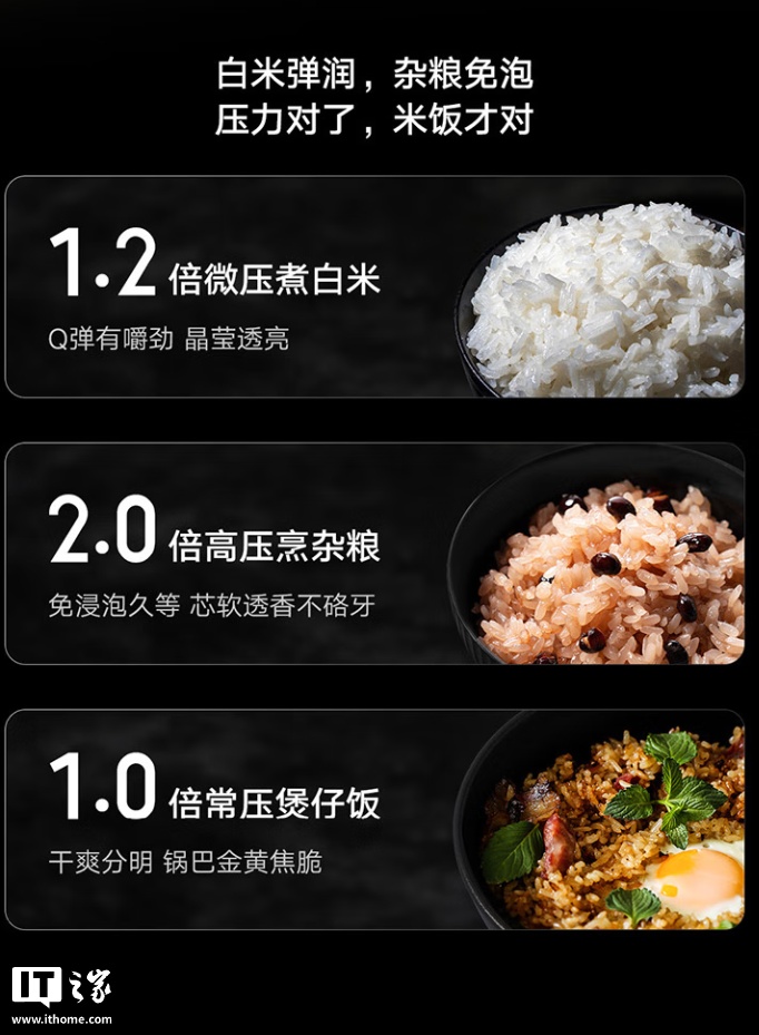 预售价 1999 元，小米米家智能变压 IH 电饭煲 4L 新增白色款