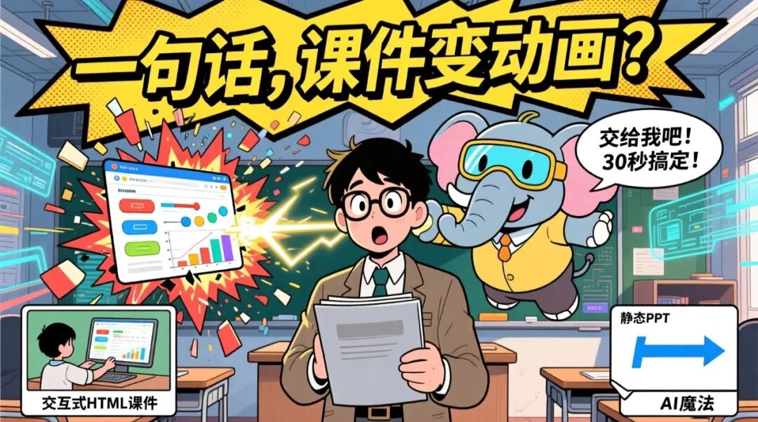 教程｜一句话，课件变动画？