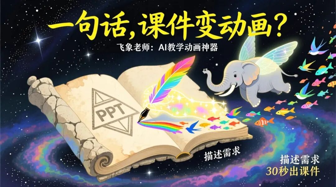 教程｜一句话，课件变动画？